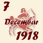 Strelac, 7 Decembar 1918.