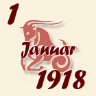 Jarac, 1 Januar 1918.