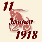 Jarac, 11 Januar 1918.