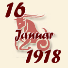 Jarac, 16 Januar 1918.