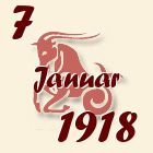 Jarac, 7 Januar 1918.
