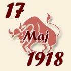 Bik, 17 Maj 1918.