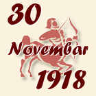 Strelac, 30 Novembar 1918.