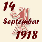 Devica, 14 Septembar 1918.