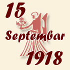 Devica, 15 Septembar 1918.