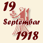Devica, 19 Septembar 1918.