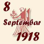 Devica, 8 Septembar 1918.
