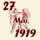 Blizanci, 27 Maj 1919.