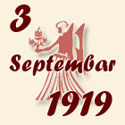 Devica, 3 Septembar 1919.
