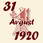 Devica, 31 Avgust 1920.