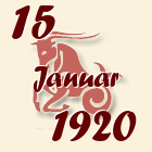 Jarac, 15 Januar 1920.