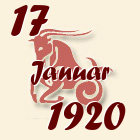Jarac, 17 Januar 1920.