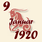 Jarac, 9 Januar 1920.