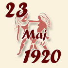 Blizanci, 23 Maj 1920.