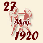 Blizanci, 27 Maj 1920.