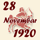 Strelac, 28 Novembar 1920.