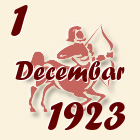 Strelac, 1 Decembar 1923.