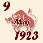 Bik, 9 Maj 1923.