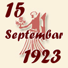 Devica, 15 Septembar 1923.
