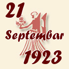 Devica, 21 Septembar 1923.
