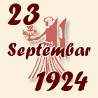 Devica, 23 Septembar 1924.