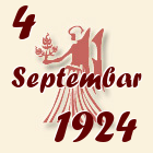 Devica, 4 Septembar 1924.