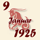 Jarac, 9 Januar 1925.