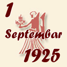 Devica, 1 Septembar 1925.
