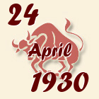 Bik, 24 April 1930.