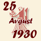 Devica, 25 Avgust 1930.