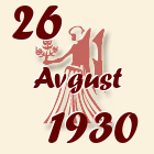 Devica, 26 Avgust 1930.