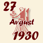 Devica, 27 Avgust 1930.