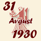 Devica, 31 Avgust 1930.