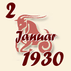Jarac, 2 Januar 1930.