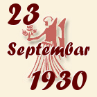 Devica, 23 Septembar 1930.