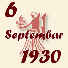 Devica, 6 Septembar 1930.