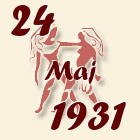 Blizanci, 24 Maj 1931.