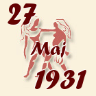 Blizanci, 27 Maj 1931.