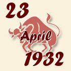 Bik, 23 April 1932.