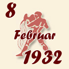 Vodolija, 8 Februar 1932.