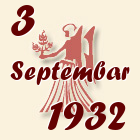 Devica, 3 Septembar 1932.
