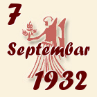 Devica, 7 Septembar 1932.