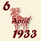 Ovan, 6 April 1933.
