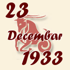 Jarac, 23 Decembar 1933.