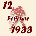 Vodolija, 12 Februar 1933.