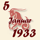 Jarac, 5 Januar 1933.