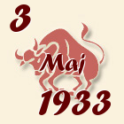 Bik, 3 Maj 1933.