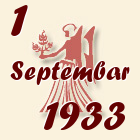 Devica, 1 Septembar 1933.