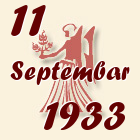 Devica, 11 Septembar 1933.