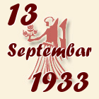 Devica, 13 Septembar 1933.